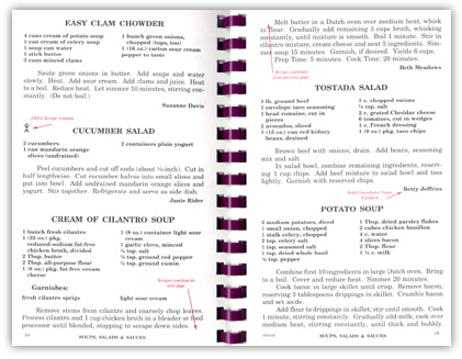 example of Inside Pages to Cookbook