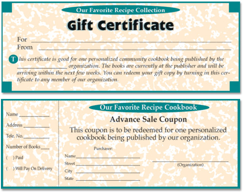 new Gift Certificate and Coupon